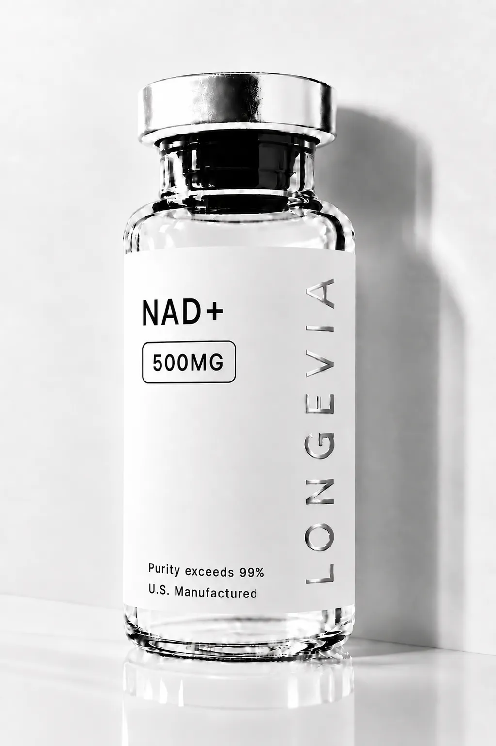 NAD⁺ research peptide vial, photo 1 of 2